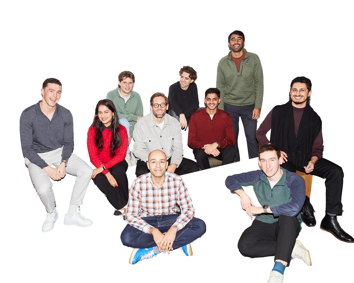 A photo of the round team